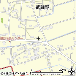 埼玉県深谷市武蔵野626周辺の地図