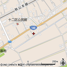 埼玉県深谷市田中1078周辺の地図