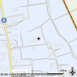 茨城県結城郡八千代町尾崎周辺の地図
