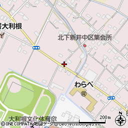 埼玉県加須市北下新井641周辺の地図