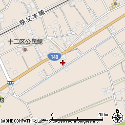 埼玉県深谷市田中1080周辺の地図
