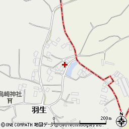 茨城県行方市羽生2148周辺の地図