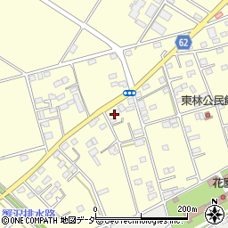 埼玉県深谷市武蔵野1722周辺の地図