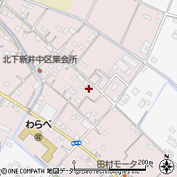 埼玉県加須市北下新井721周辺の地図