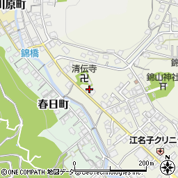 岐阜県高山市江名子町597周辺の地図