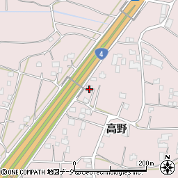 茨城県古河市高野1777周辺の地図