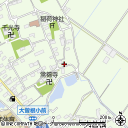 茨城県つくば市大曽根616-1周辺の地図