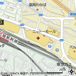 ヤオコー熊谷ニットーモール店周辺の地図