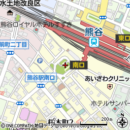 熊谷市営熊谷駅南口駐車場周辺の地図