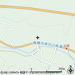岐阜県高山市清見町牧ケ洞569周辺の地図