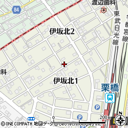 埼玉県久喜市伊坂北周辺の地図