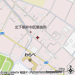 埼玉県加須市北下新井710周辺の地図