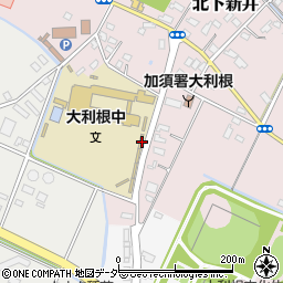 埼玉県加須市北下新井1705-2周辺の地図