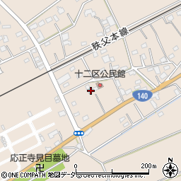 埼玉県深谷市田中1171周辺の地図
