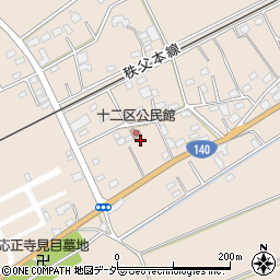 埼玉県深谷市田中1166周辺の地図
