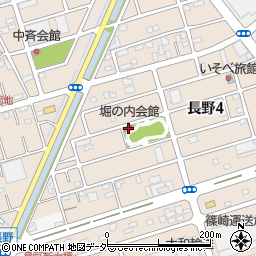 堀ノ内会館周辺の地図