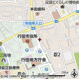 有限会社ＢＥＣ　行田校周辺の地図