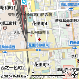 明治安田生命保険飛騨高山営業所周辺の地図