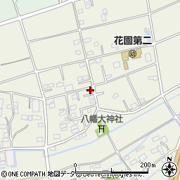 埼玉県深谷市永田388周辺の地図