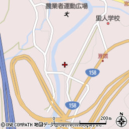 岐阜県高山市清見町夏厩963周辺の地図