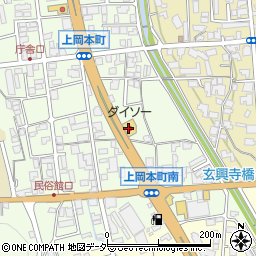 ダイソー岐阜高山店周辺の地図