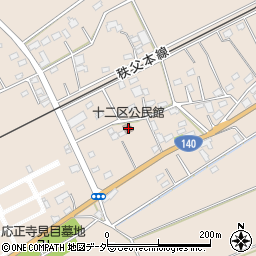 埼玉県深谷市田中1168周辺の地図