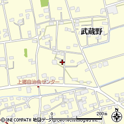 埼玉県深谷市武蔵野607周辺の地図