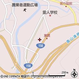 岐阜県高山市清見町夏厩994周辺の地図