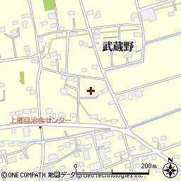 埼玉県深谷市武蔵野615-1周辺の地図