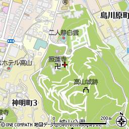 豊川城山稲荷周辺の地図