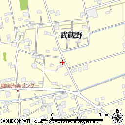 埼玉県深谷市武蔵野618-3周辺の地図