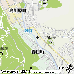 岐阜県高山市江名子町575周辺の地図