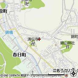 岐阜県高山市江名子町558周辺の地図