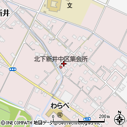 埼玉県加須市北下新井697周辺の地図