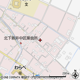 埼玉県加須市北下新井537周辺の地図