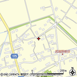 埼玉県深谷市武蔵野1960周辺の地図