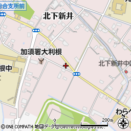 埼玉県加須市北下新井610周辺の地図