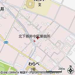 埼玉県加須市北下新井584周辺の地図