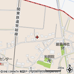 茨城県常総市小保川1536周辺の地図