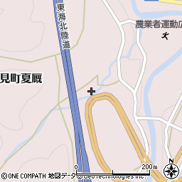 岐阜県高山市清見町夏厩周辺の地図