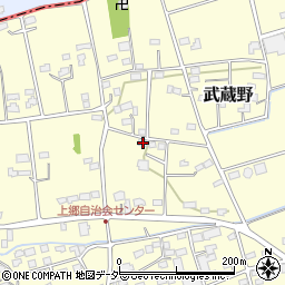 埼玉県深谷市武蔵野609周辺の地図