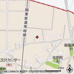 茨城県常総市小保川1491周辺の地図
