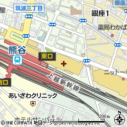 クオール薬局 ティアラ熊谷店周辺の地図