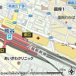 大戸屋アズ熊谷店周辺の地図