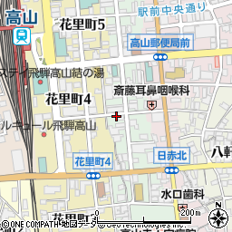 日新火災海上保険株式会社　高山サービス支社周辺の地図
