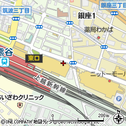 スポーツスパアスリエ熊谷周辺の地図