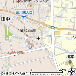 埼玉県深谷市田中148周辺の地図