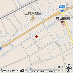 埼玉県深谷市田中651周辺の地図