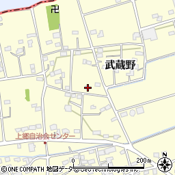 埼玉県深谷市武蔵野578周辺の地図