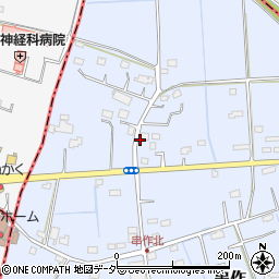 埼玉県加須市串作105周辺の地図